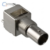 031-71045 RF Coaxial Connector BNC Straight PCB Jack Through Hole Bulkhead Rear Mount 75 Ohm