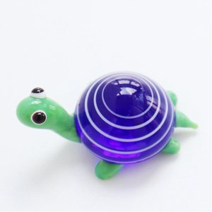 Murano Handmade Mini <strong>Glass</strong> Sea <strong>Turtle</strong> Figurine Home Decoration Little Crystal Animals - Product Image 2