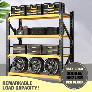 4 Layer Heavy Duty Racks 79in Warehouse <strong>Racking</strong> <strong>Storage</strong> Shelves Stacking Racks <strong>for</strong> Garage - Product Image 6