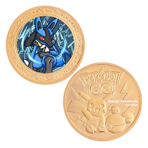Pokémon, Pikachu, Pièces de monnaie commémoratives, Médailles commémoratives, Cadeaux de merchandising anime, Cadeaux de collection - Product Image 3