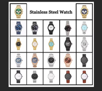 Montre-bracelet populaire personnalisée pour femme en acier inoxydable avec mouvement japonais, calendrier et bracelet métallique, étanche
