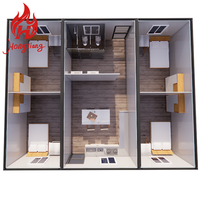 Maisons préfabriquées en kit à 2-3 chambres, assemblage rapide, extensibles, conteneurs habitables, maisons sandwich, atelier, vente en gros