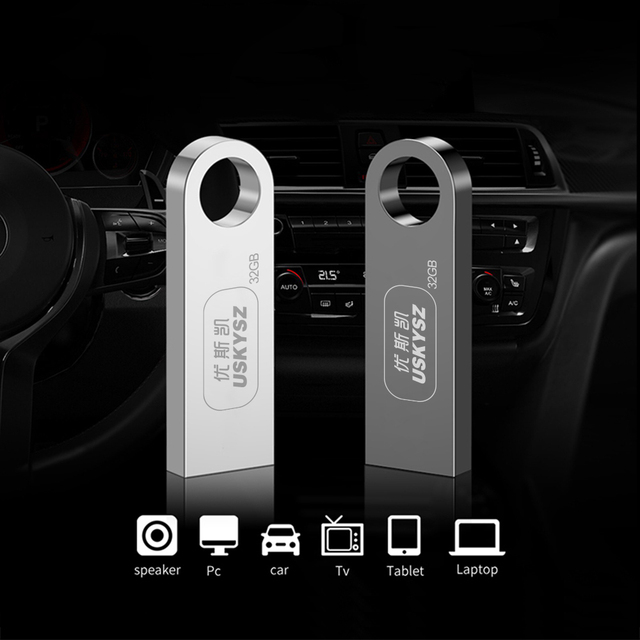Mini Usb Pen Drive 16gig 32gig Flash Disk Usb Memory Sticks 64gb Metal Usb Flash Drive 128gb