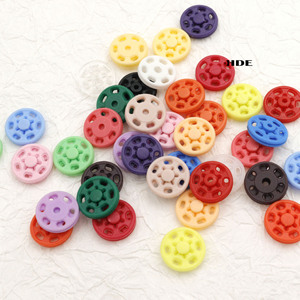 <span class=keywords><strong>Botones</strong></span> a Presión Redondos Transparentes Invisibles Ecológicos de Nailon de Dos Piezas para Ropa de Bebés y Niños, Cierre Oculto para Camisas - Product Image 4