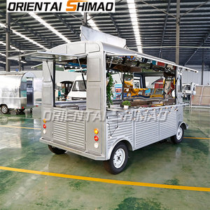 Новый дизайн, ретро комби-китайский мобильный кухонный фургон, киоск для фаст-мобиля, продовольственный грузовик для продажи в Китае - Product Image 4