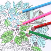 Foska crayons de couleur pré-aiguisés huile d'écriture lisse 24 crayons ensemble de crayons de couleur en bois pour la vente directe d'art