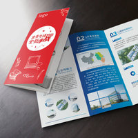 Flyers de conception personnalisée en gros plier les instructions papier couché Promotion dépliant impression Flyer papier publicité commerciale