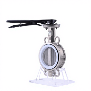 مقبض يدوي PN <span class=keywords><strong>16</strong></span> من الفولاذ المقاوم للصدأ من النوع المطاطي المختوم برقاقة من النوع PN للمتوسط المائي - Product Image 4