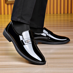 Men's Anti-Slip <b>Work</b> Loafers Slip-On Dressy Office <b>Shoes</b> Waterproof PU Upper Rubber Midsole <b>Comfortable</b> Breathable All-Season - Product Image 4