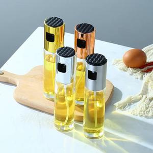 Petit distributeur de <span class=keywords><strong>sauce</strong></span> soja comestible emballage vinaigre 100ml bouteille de pulvérisation d'huile d'olive en verre vide pour la cuisson - Product Image 3