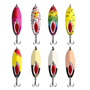 Nouvelle leurre-cuillère <span class=keywords><strong>Duo</strong></span> 18g 21g 26g 30g en métal, double <span class=keywords><strong>spinner</strong></span>-cuillère pour lancer longue distance, avec hameçon triple pour la pêche en eau salée - Product Image 1