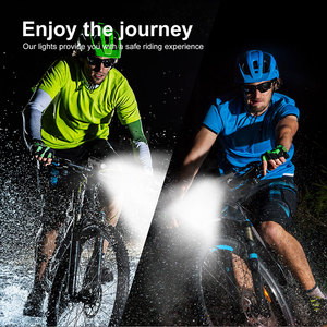 2-Trong-1 Xe Đạp Đèn Pha Đèn Pin Nhôm Trường Hợp Xoay Cơ Sở 2500MAh 1000lm 200M Phạm Vi 6 Chế Độ Không Thấm Nước IP64 Đêm Cưỡi - Product Image 6