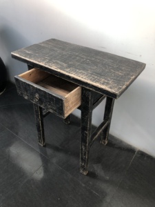 Mesa <span class=keywords><strong>de</strong></span> cajón <span class=keywords><strong>de</strong></span> estilo chino vintage, serie negra - Product Image 4