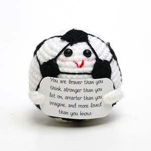 Muñecos Amigurumi de Ganchillo Hechos a Mano, Lindos Mini Animales de Apoyo Emocional, Adornos con Etiquetas DIY <span class=keywords><strong>para</strong></span> Regalos de Fiestas - Product Image 2