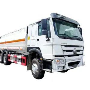 Sinotruk Howo 6X4 Brandstoftanker 25000 Liter 336pk 371 Pk 24 Ton Vloeibaar Aluminium Brandstoftank