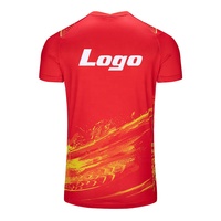 Lidong T-shirt personnalisé de haute qualité Impression de dragon chinois T-shirt de bons présages avec col en V à la mode