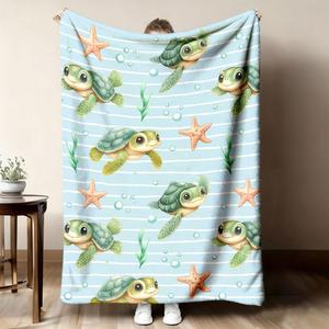 Assorted Print Animals Scene Flannel <b>Blanket</b> Throw <b>Blanket</b> Nap <b>Blanket</b> Cozy Warm <b>Super</b> <b>Soft</b> for Home Office Nap Custom Print - Product Image 4