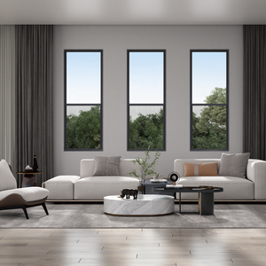 盗難防止リフトスライド窓 - 住宅用ビル向け内蔵セキュリティメッシュ二重窓、省エネ - Product Image 3