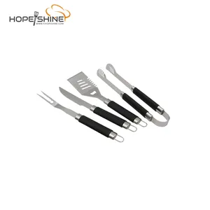 Conjunto profissional de ferramentas para churrasco ao ar livre, 5 peças, utensílios de cozinha, acessórios para churrasco com bolsa oxford