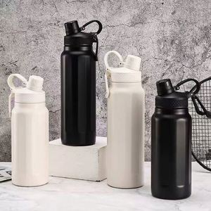 กระติกน้ำหุ้มฉนวนสุญญากาศสแตนเลสสองชั้น ขนาดใหญ่ 750 มล. 950 มล. - Product Image 6