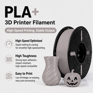 Filament d'imprimante 3D PLA+ 1,75 mm, tolérance ±0,02 mm, bobine à moyeu ouvert enroulée sous vide, filament PLA Plus haute vitesse 1 kg FDM - Product Image 1