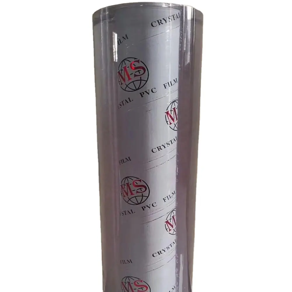 1mm pvc Trasparente di plastica foglio morbido rotoli di pellicola IN PVC