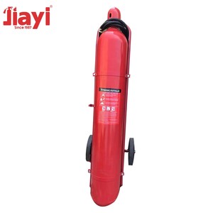 طفاية حريق محمولة بعجلات مركبة على عربة 10 من من نوع <span class=keywords><strong>CO2</strong></span> مع عجلات سهلة الحركة - Product Image 6