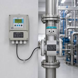 Débitmètre magnétique CXLD DN25 PN40, avec électrode en PTFE 316L, RS485 Modbus - Product Image 3