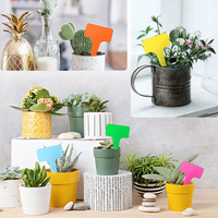 Étiquettes en plastique pour plantes, marqueurs de jardin, étiquettes de Type T, étiquettes de nom en plastique pour plantes vertes, vente en gros