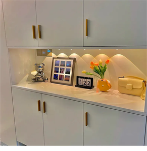 Ультратонкий современный шкаф-гардероб для спальни с LED-подсветкой, датчиком движения, алюминиевым корпусом, перезаряжаемый, с регулировкой яркости, 3CCT - Product Image 5