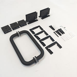 Charnières <span class=keywords><strong>de</strong></span> porte <span class=keywords><strong>de</strong></span> <span class=keywords><strong>douche</strong></span> en verre <span class=keywords><strong>noir</strong></span> mat CRL, charnières <span class=keywords><strong>de</strong></span> fixation pivotantes sans cadre pour porte <span class=keywords><strong>de</strong></span> <span class=keywords><strong>douche</strong></span> murale en verre - Product Image 1