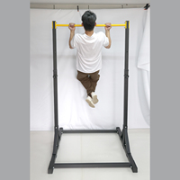 Support de barre de traction multifonctionnel à usage domestique réglable en hauteur à 8 niveaux en acier Support de barre de traction réglable en hauteur à 8 niveaux