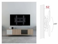Soporte de montaje de movimiento completo de pared de TV de Metal de 14 "-43" 18kg para interiores del fabricante, superventas, soporte LED LCD