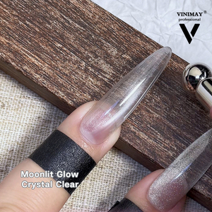 Vinimay Base <span class=keywords><strong>Gel</strong></span> Ojo de Gato Blanco Sin TPO Transparente Efecto Luz de Luna 15ml <span class=keywords><strong>Gel</strong></span> Ojo de Gato Translúcido para Diseño de Uñas - Product Image 4