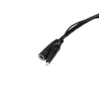 16Pin hembra a USB con DC5.5 y poder Clip USB a OBD de Clip para Cable VGA interfaz de diagnóstico DIY programación