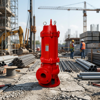 Pompe à eaux usées 220V 2HP avec sortie de 3 pouces, débit élevé pour le drainage des sous-sols