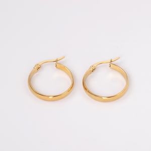 Pendientes de Aro Grandes Más Vendidos, Pendientes de Aro de Acero Inoxidable con Forma de Corazón Simple, Pendientes de Aro Personalizados con Nombre - Product Image 6