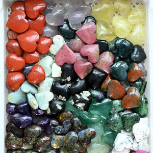 หินคริสตัลธรรมชาติรูปหัวใจ ขายส่ง - Product Image 1