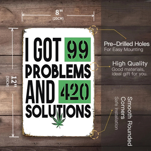 Targa in Metallo Stile Vintage con Scritte Umoristiche, Decorazione Originale per Bar o Locale Maschile - Product Image 5