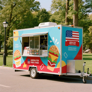 2025 pliable Mobile Bar pliant voiture remorque nourriture Hot Dog chariot - Product Image 5