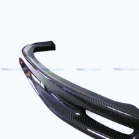 Para Honda Civic EG 1992-1999, alerón delantero estilo SPON, aspecto de fibra de carbono, PP negro, kit de carrocería con labio delantero y palas.