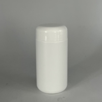 Pot de poudre nutritionnelle en plastique blanc de 17.6oz avec bouchon à vis pour l'huile de poisson et l'utilisation de médicaments d'impression d'écran de pilules