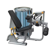 RUNTEK Appareil de musculation professionnel à charges guidées pour soulevé de cuisse assis avec empilements de poids pour exercices des jambes