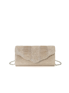 Bolso de Noche Mini para Mujer con Brillo y Cadena, Diseño Elegante y Plisado, de Lujo, para Novia, Marca Bell Wholesale - Product Image 4