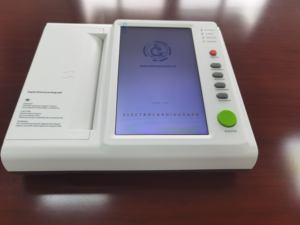 VET Monitor Ecg dokter hewan, peralatan elektrokardiografi portabel penuh <span class=keywords><strong>Digital</strong></span> 3/6/12 saluran Ecg untuk hewan - Product Image 3