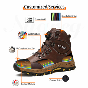 <span class=keywords><strong>Scarpe</strong></span> da Lavoro Invernali Unisex <span class=keywords><strong>con</strong></span> Punta in Acciaio, Tomaia in Microfibra Nera e Tessuto Elasticizzato - Product Image 3