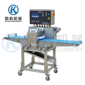 Cortadora eléctrica automática de doble Sierra fresca para carne congelada, máquina cortadora de cubitos para carne de pollo - Product Image 1