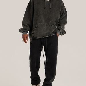 Fabricants de vêtements personnalisés, sweat-shirt vintage en coton 100% pour hommes, design personnalisé, sweat-shirt délavé au soleil - Product Image 2