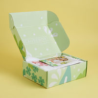 Boîte d'expédition personnalisée en carton ondulé CCNB E Flute 250g, blanche et noire, pour vêtements, emballage de luxe pour cosmétiques, boîte de colisage pour envoi postal