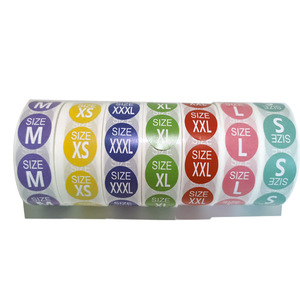 Custom Design Self-Adhesive T-Shirt Logo Sticker Waterproof Vinyl Private Label for <strong>Clothing</strong> Size Printing